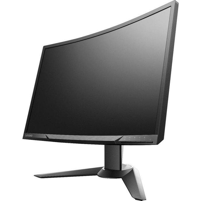 Lenovo - 27" LED Curved HD FreeSync Monitor - Black N3