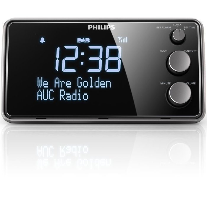 Philips AJB3552/12 Clock Digital Radio LCD Gentle Wake DAB+ DBB N2