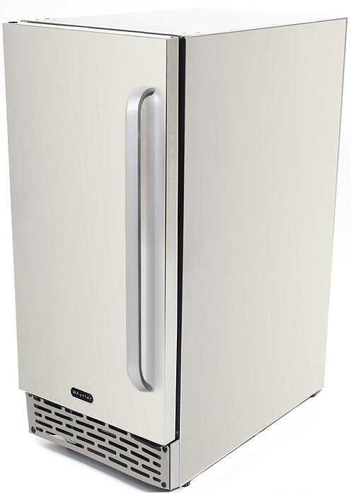 Whynter BOR-326FS Indoor-Outdoor Beverage Refrigerator, 3.2 cu. ft., Stainless Steel/Black N6