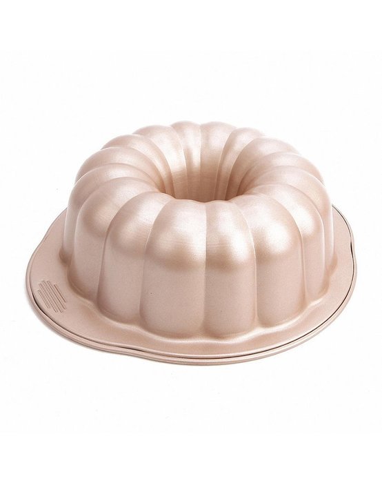 MyLifeUNIT Nonstick Bundt Cake Pan, Budt Cake Mold Pan 10 Inch, Gold N3