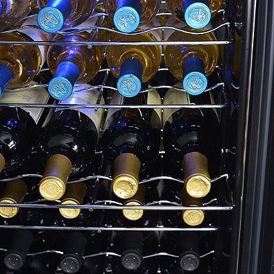 NewAir 33-Bottle Single-Zone Wine Cooler in Stainless Steel Model#AW-330E N5