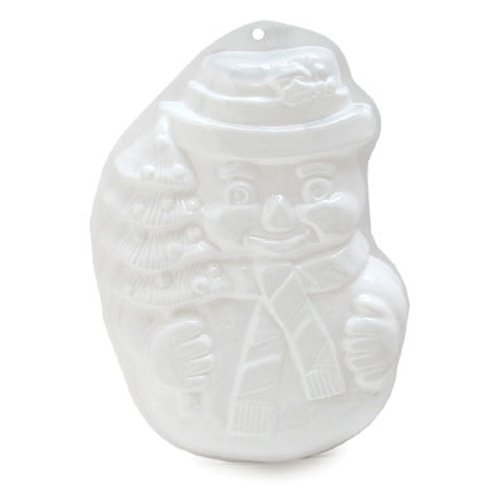 CK Products Snowman with Tree Pantastic Plastic Cake Pan