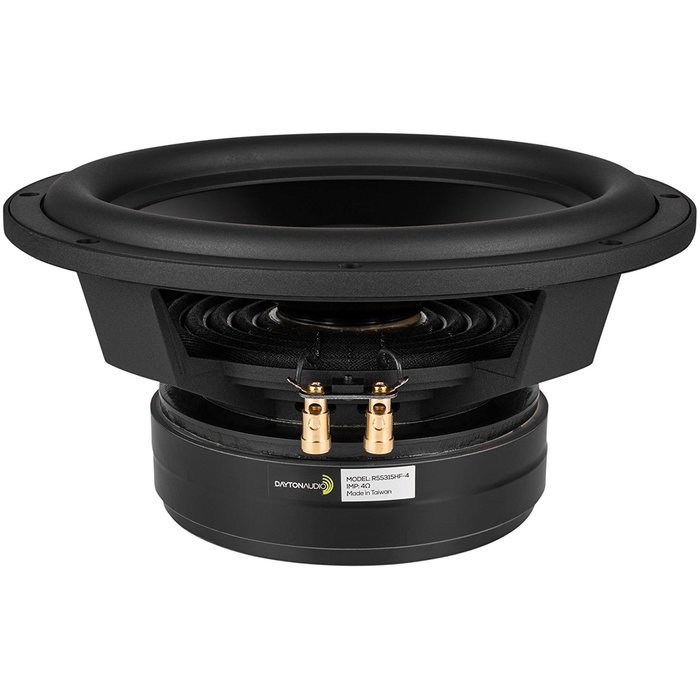Dayton Audio RSS315HF-4 12" Reference HF Subwoofer 4 Ohm