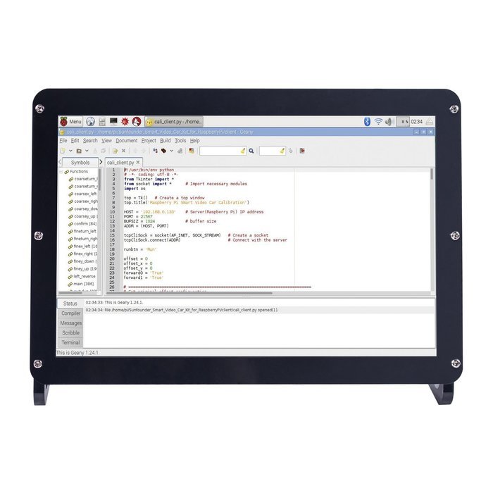 SunFounder 10.1 Inch IPS HDMI Monitor 1280&times;800 HD LCD Screen Display with Case and Stand for... N3