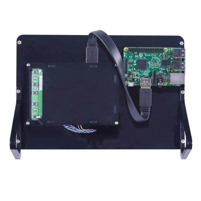 SunFounder 10.1 Inch IPS HDMI Monitor 1280&times;800 HD LCD Screen Display with Case and Stand for... N4
