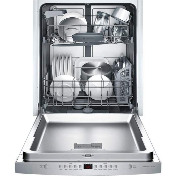 Bosch SHS5AVL5UC 24" Ascenta Energy Star Rated Dishwasher with 14 Place Settings in Stainless Steel N2