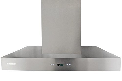 XtremeAir PX04-I36 Island Mount Range Hood with 900 CFM Swing-able Flat Filters, 36" N3
