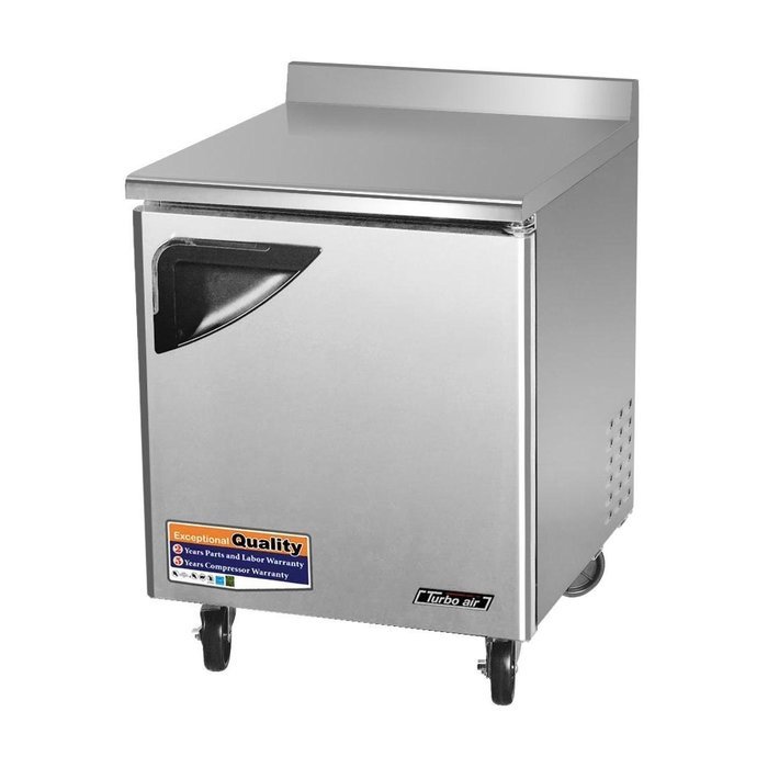 Turbo Air - Super Deluxe 28" 1 Door Stainless Worktop Freezer