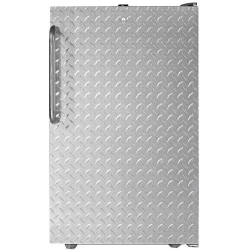 Summit FS408BLBIDPL 2.8 Cu. Ft. Stainless Steel Undercounter Built-In Upright Freezer