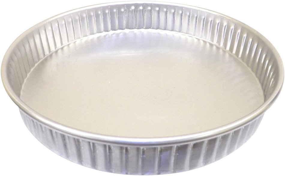 Allied Metal CPF7X1 Hard Aluminum Fluted Cake Pan, Straight Sided, 7 by 1-Inch