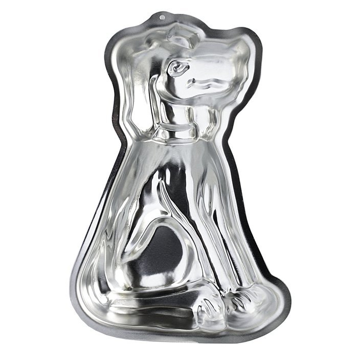 A Metalurgica Tinplate 6 Cup Dog Cake Mold