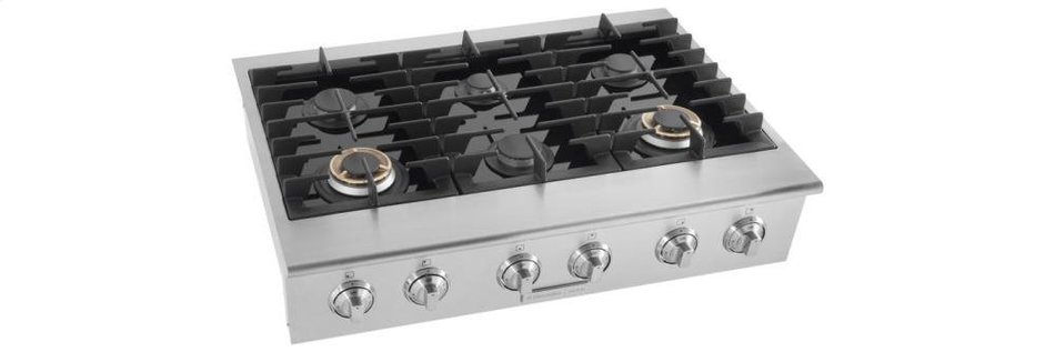 Electrolux Icon Professional E36GC76PPS 36" Slide-In Gas Cooktop with 6 Sealed Power Burners, in Stainless Steel. N4