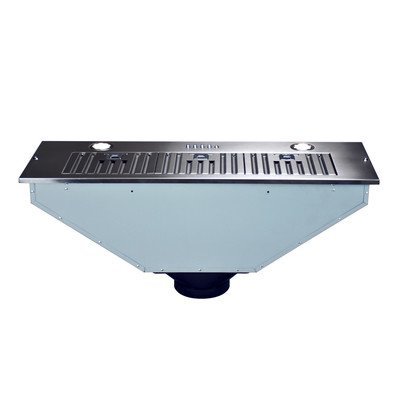 12" 550 CFM Convertible Wall Mounted Range Hood Size: 36" H x 12" W x 11.13" D