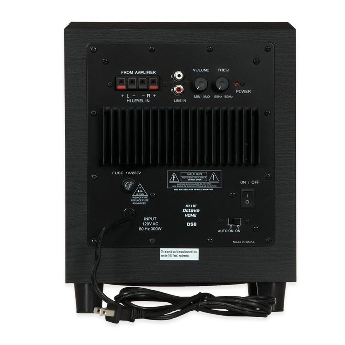 Blue Octave Home DS8 Subwoofer (Black) N2