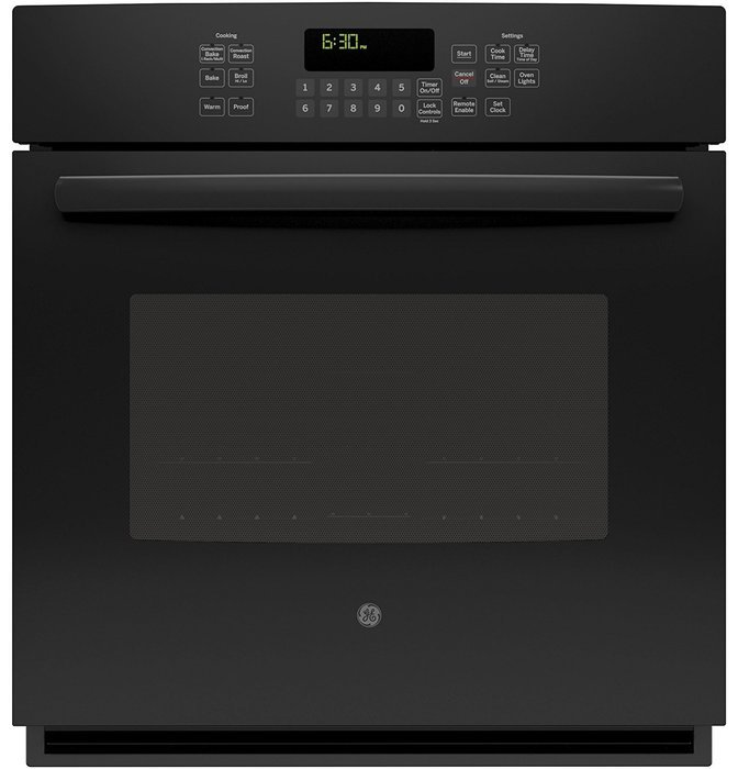 GE PK7000DFBB Profile 27" Black Electric Single Wall Oven - Convection