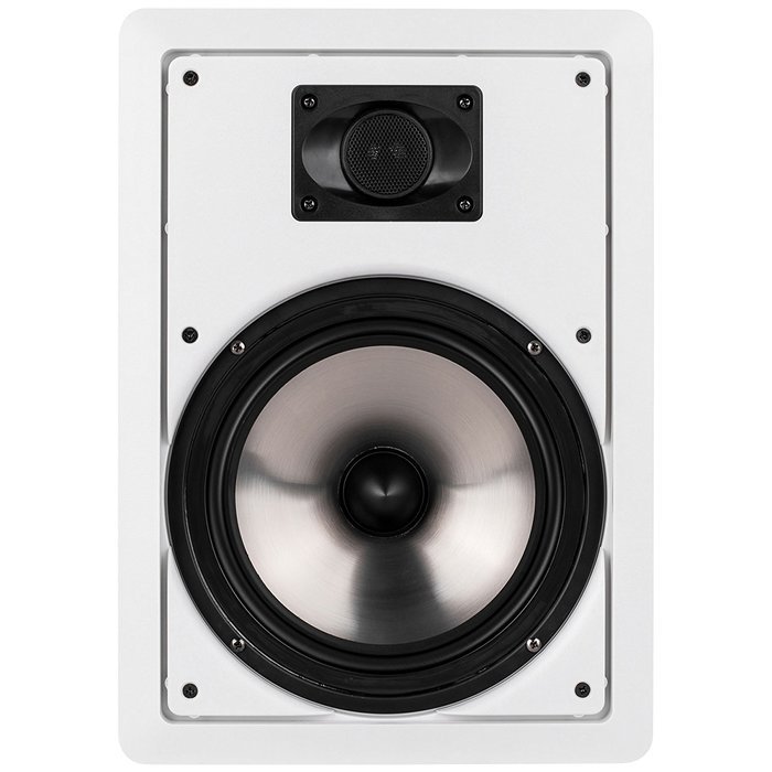 HTX 8" 2-Way Poly In-Wall Speaker Pair with Pivoting Tweeter N3