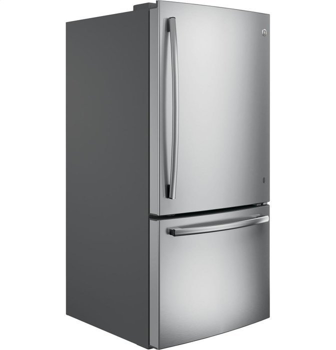 GE Stainless Steel Bottom Freezer Refrigerator N18