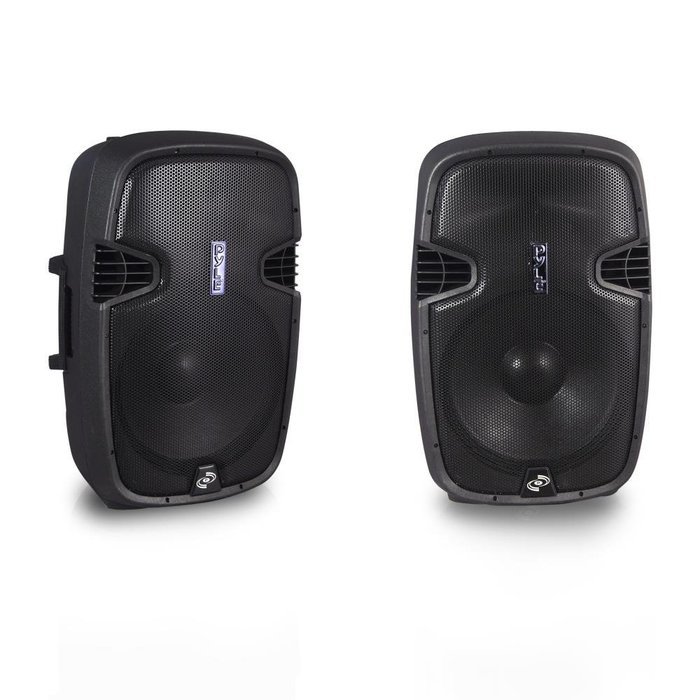 Pyle Active Pa 2-Channel Surround Sound Speaker System, Black (PPHP1249KT) N11