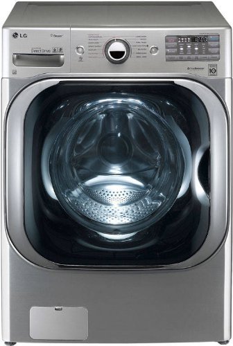 LG WM8000HVA 29-Inch Front Load Steam Washer with 5.1 Cubic Feet Capacity, Graphite Steel