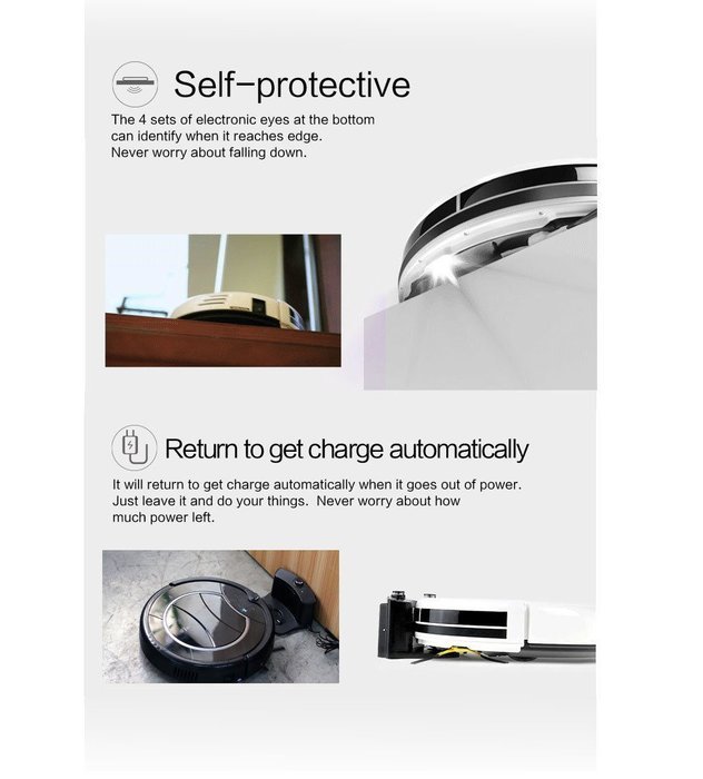 Intelligent Floor Mopping Robot Vacuum Cleaner Automatic Sweeper-Brand New N3