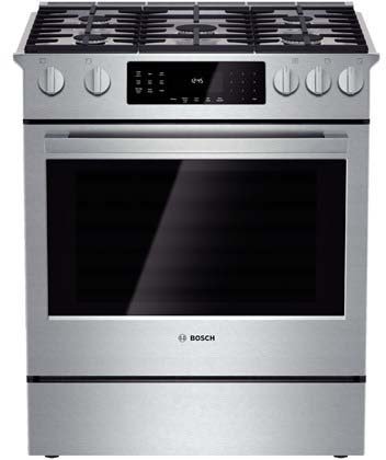 Bosch HGIP054UC Benchmark 30" Stainless Steel Gas Slide-In Range - Convection