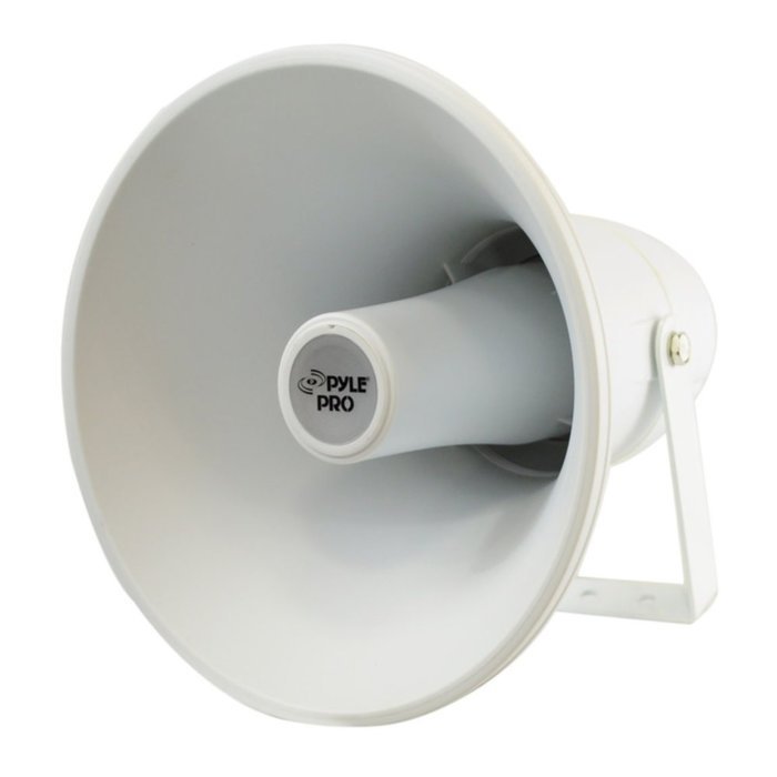 Pyle PHSP30TA 70V PA Horn Speaker 9.4 Indoor/Outdoor White Consumer Electronics