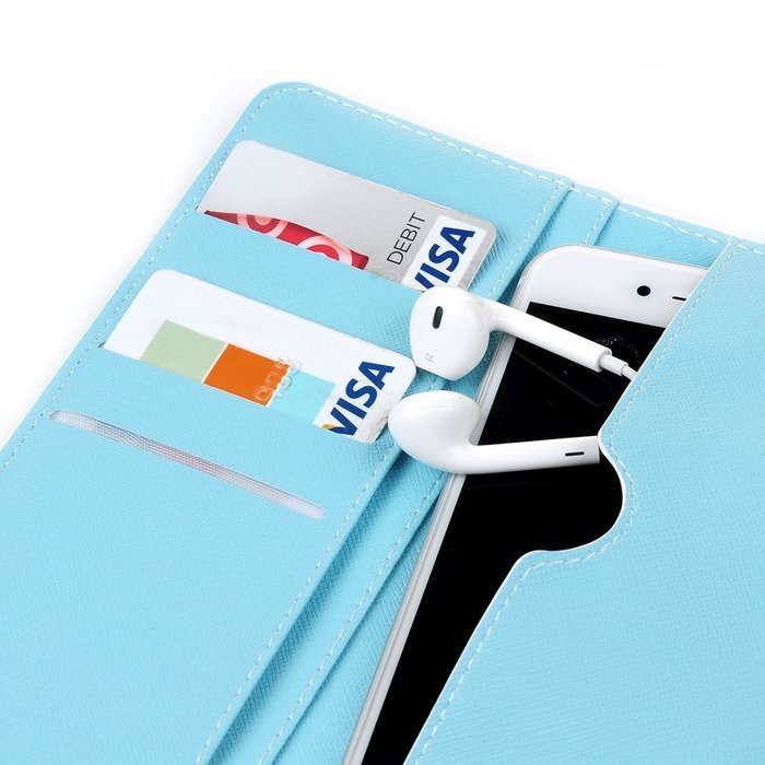 iPhone 7 Case,iPhone 6S Case,iPhone 6 Case (4.7") - Flip Folio Wallet Stand Case Insert Plug-in Design PU Leather... N36