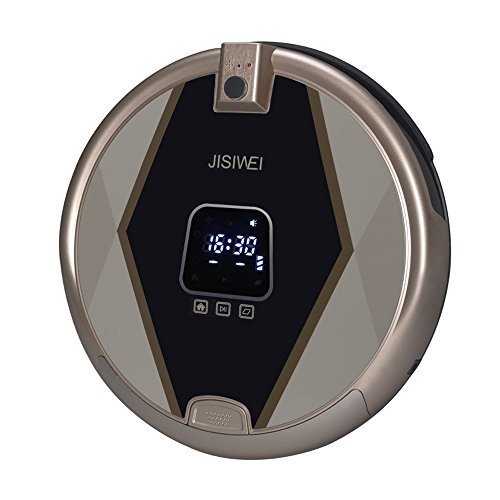 JISIWEI Smart Vacuum Cleaner S+ Wifi Cleaning Robot and Surveillance with Built-in 1080P Camera and Remote Control... N2