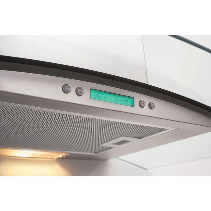 Dekor Glass 36 in. Wall Mount Decorative Range Hood in Stainless Steel N2