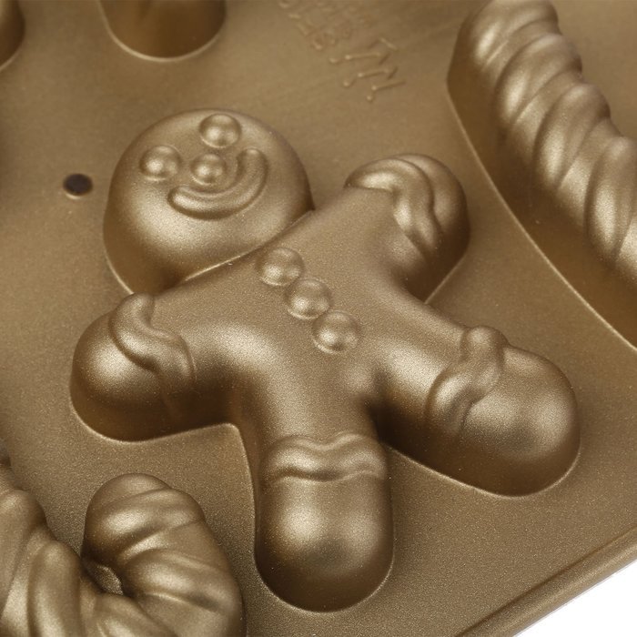 Silikomart Silicone Let's Celebrate Bakeware Collection Multi-Shape Cake Pan, Magic Christmas N4