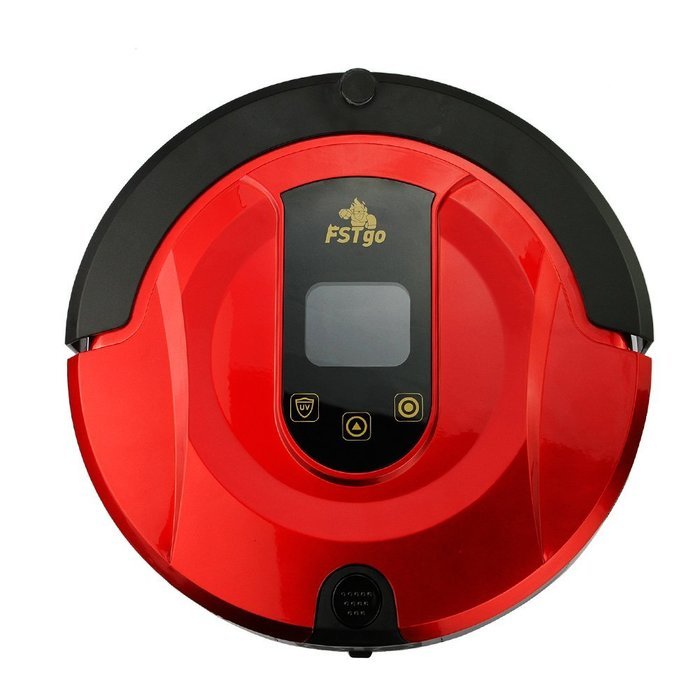 Robot Vacuum Cleaner, FSTgo FR-806 R Cleaner (Sweep, Dry Mop, Vacuum Clean, UV Sterilization,Drop-Sensing), LCD... N6