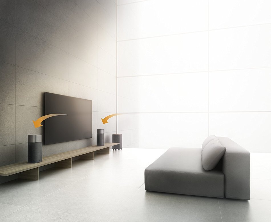 Philips Fidelio E5 Wireless Surround on Demand Speakers N4