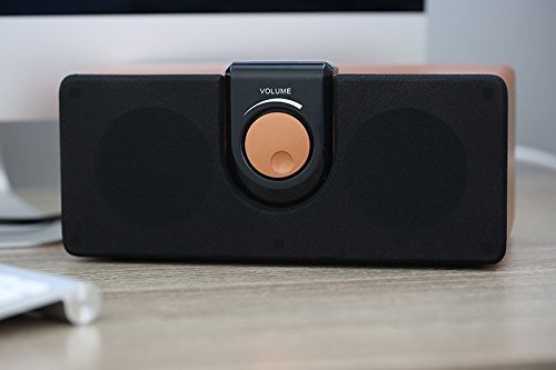 Artchros USB Powered Multimedia HD Speakers/ Wood Soundbar/ Boombox-Elegant Design-Mahogany Pattern N3