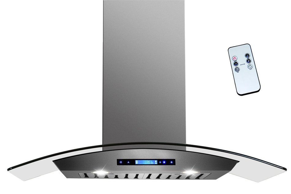 AKDY 36" Wall Mount Range Hood AZ-D05-90 Stainless Steel Vent Hood W/Remote N5