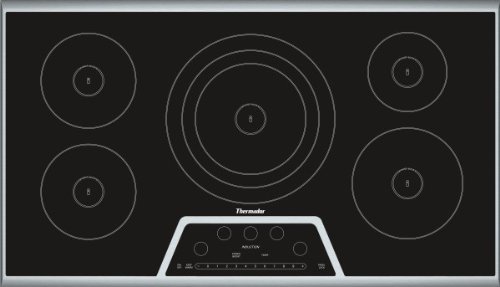 Thermador CIT365KB 36 in. Induction Cooktop, Black With Stainless Steel Frame