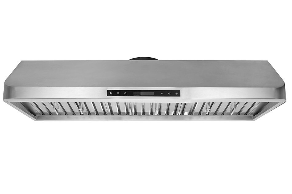 Thorkitchen HRH4801U 48" Under Cabinet Range Hood 900 CFM LED Display Touch Sensor Control, Stainless Steel N2