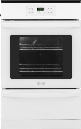 Frigidaire FFGW2425QW 24" 3.3 cu. Ft. Capacity Gas Single Wall Oven with 2 Oven Racks, ADA Compliant, in White