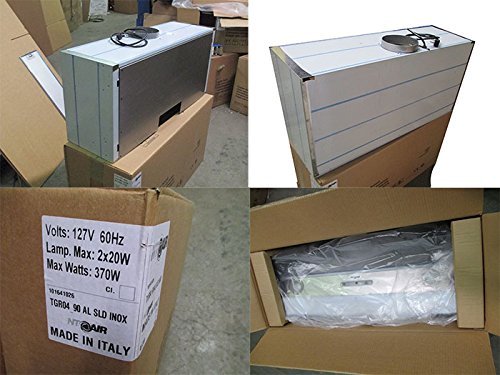 Range Hood Built-In 24" TGR04 Stainless Steel NT AIR. Made in Italy. N7