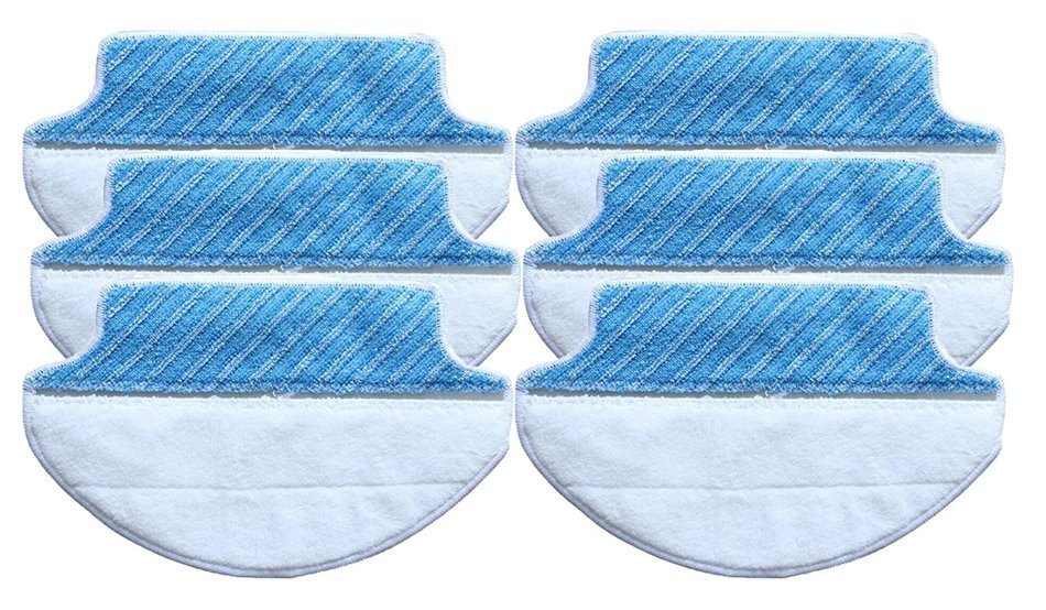 2-pack Wet & Dry Microfiber Mop Pad Mopping Cloth For Ecovacs Deebot DT85 DT83 eDM81 (4 Mop Pads) N4