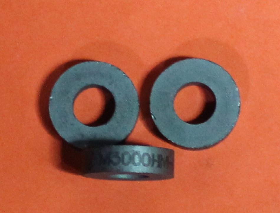 Ferrite ring K 17.5x8.2x5 mm USSR 10 pcs