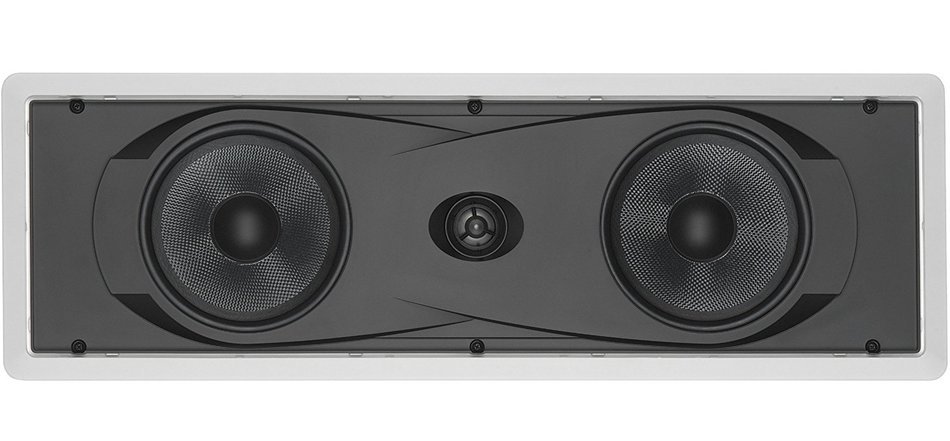 Yamaha In-Wall 150 watts Natural Sound 2-Way Speaker with 1" Titanium Dome Swivel Tweeter & Dual 6-1/2" Kevlar... N2