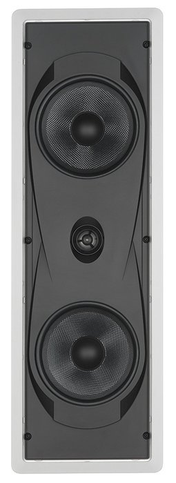 Yamaha In-Wall 150 watts Natural Sound 2-Way Speaker with 1" Titanium Dome Swivel Tweeter & Dual 6-1/2" Kevlar... N3