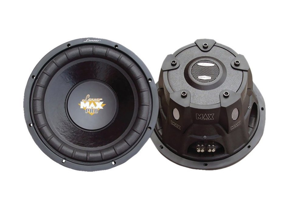 LANZAR MAXP104D MaxPro Series Small 4ohm Dual Subwoofer (10", 1,200 Watts)