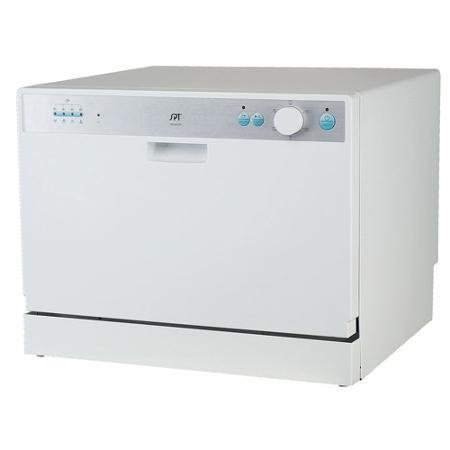 Sunpentown SD-2202S Countertop Dishwasher, Delay Start, White