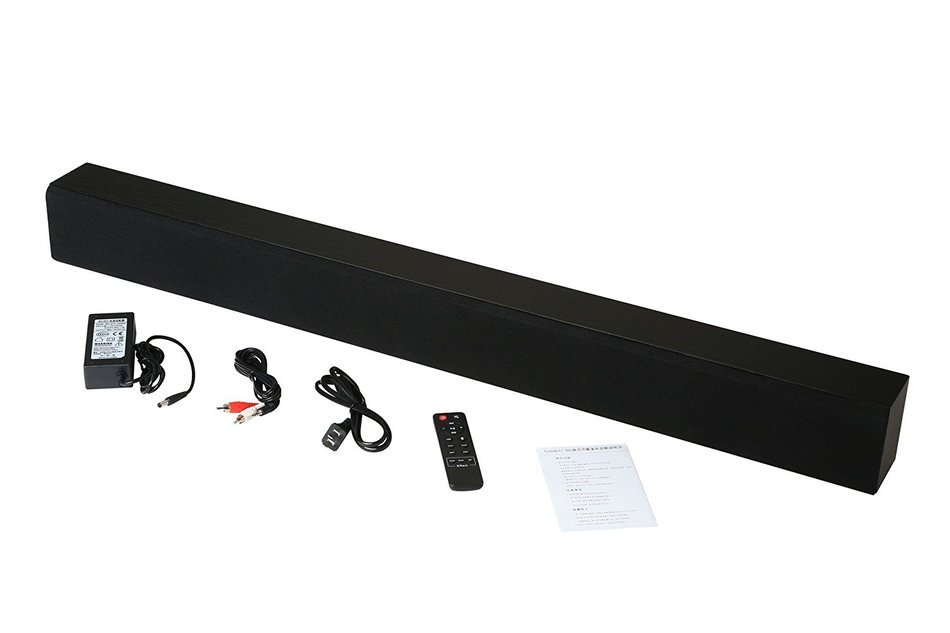 HomeBot Bluetooth 4.1 channel 3D Sound Bar with wireless Subwoofer,Home Theater Speaker System (Black N8