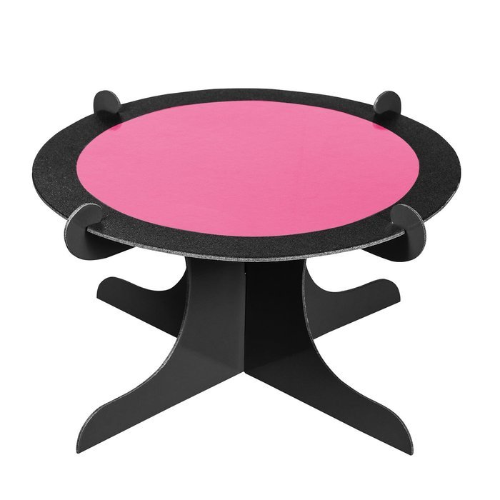 Four Stones Single Tier Server or Cupcake Stand ( red / black )