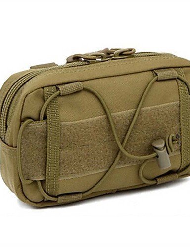 SB@Military Style Outdoor Sports Shoulder Bag-Handbag For 6 Inch Mobile Phone , brown N4
