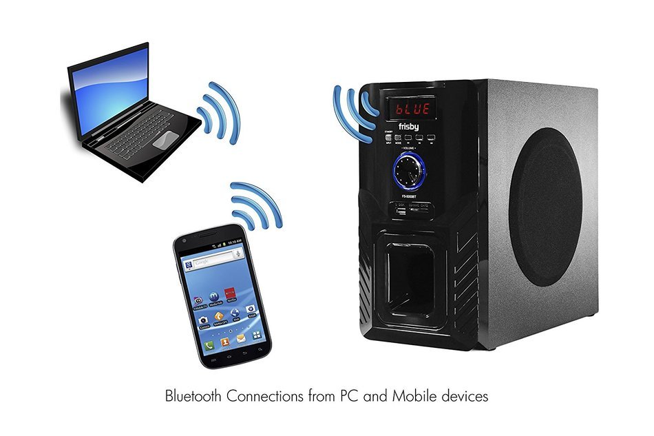 Frisby FS-5000BT 5.1 Surround Sound Home Theater Speakers System with Bluetooth USB/SD/AUX and Remote N5