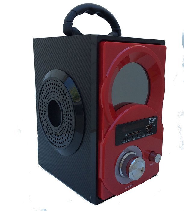 Rider Portable SD/USB Digital Speaker Multimedia Music Boombox Player-891R N8