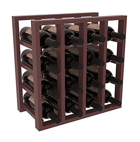 Wine Racks America Ponderosa Pine Lattice Stacking 16 Bottle Cubicle. 13 Stains to Choose From! N12